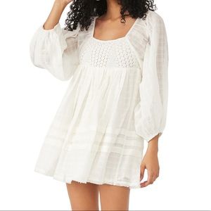 Free People Ari long sleeve mini dress